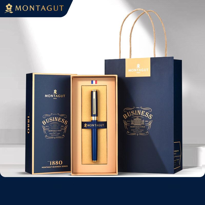 Bút bi ký tên Montagut 06 (màu xanh) – Bút bi cao cấp làm quà tặng sếp